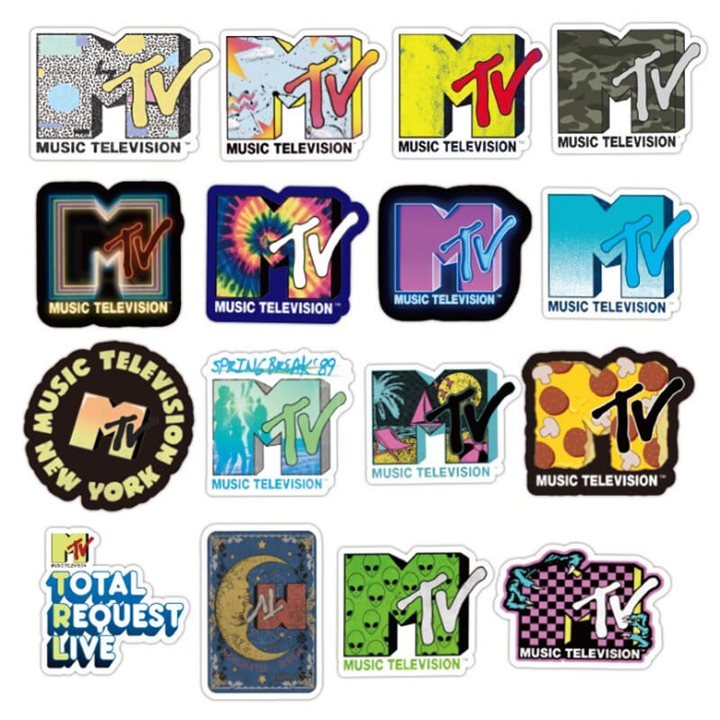 Stickers Skate<br> MTV (50pcs)