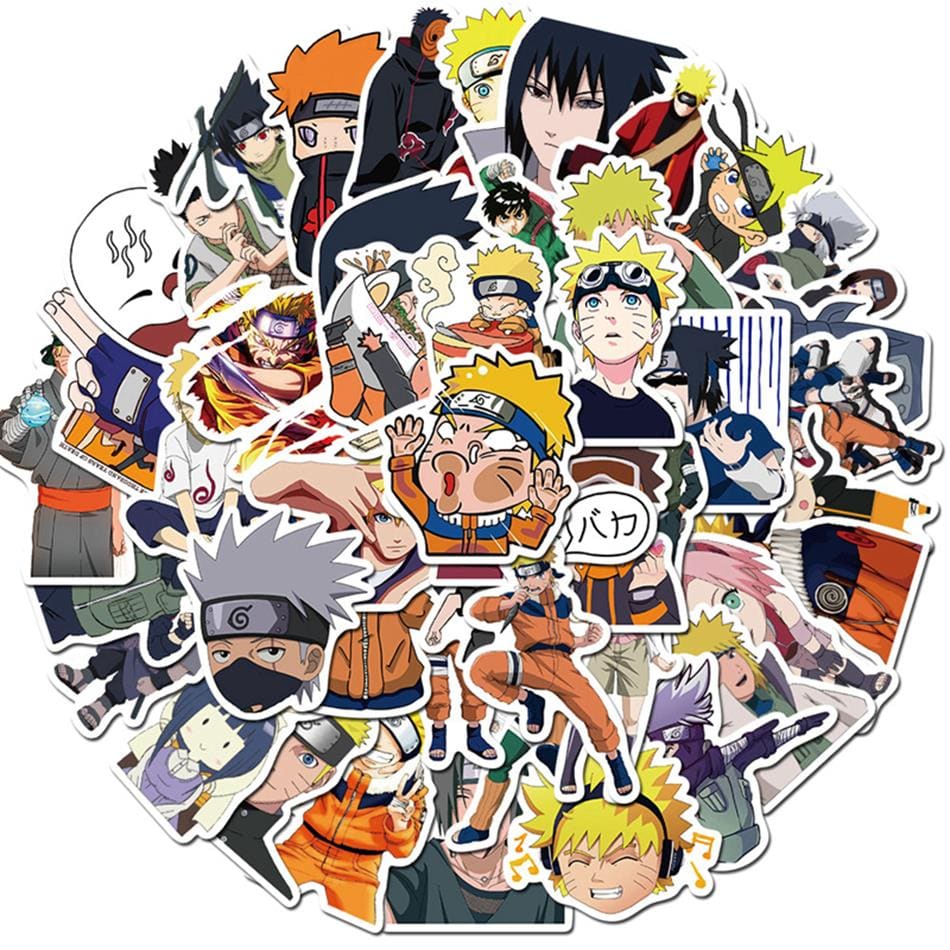 Stickers Skate <br> Naruto (50pcs)