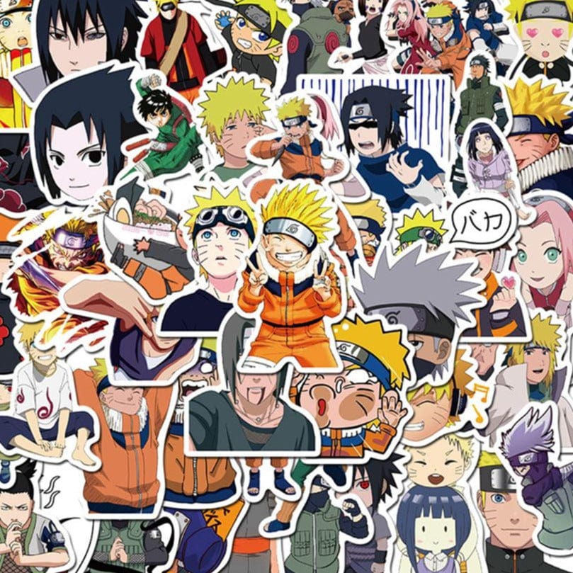 Stickers Skate <br> Naruto (50pcs)