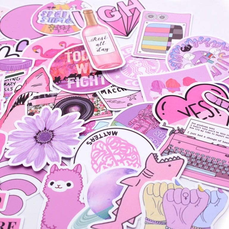 Stickers Skate<br> Rose (50 pcs)