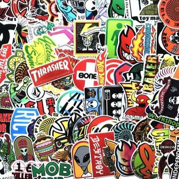 Stickers Skate | Pack de 100 Autocollants