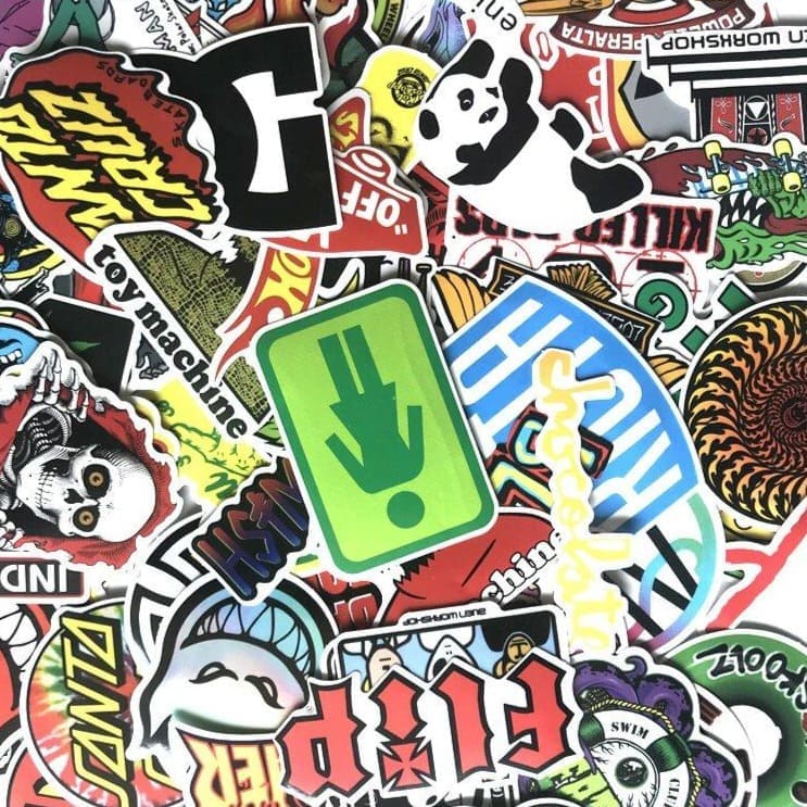 Stickers Skate | Pack de 100 Autocollants