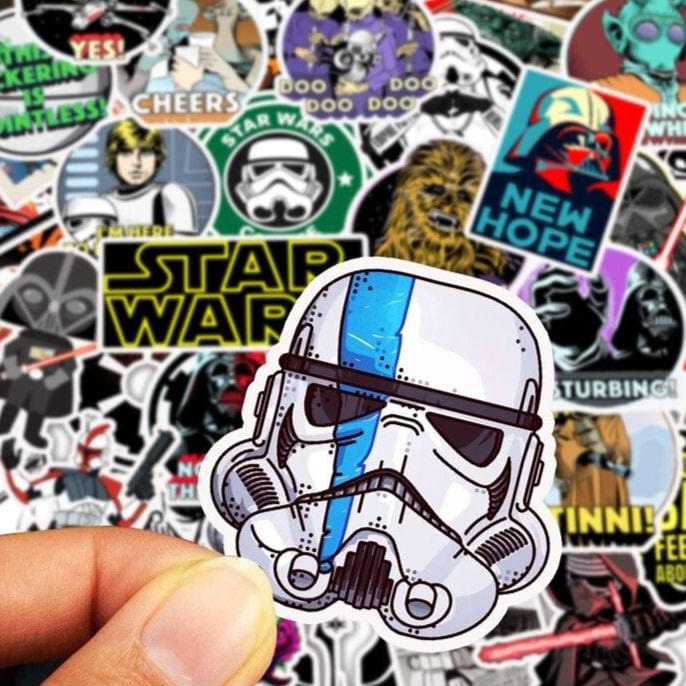 Stickers Skateboard<br> Star Wars (50pcs)