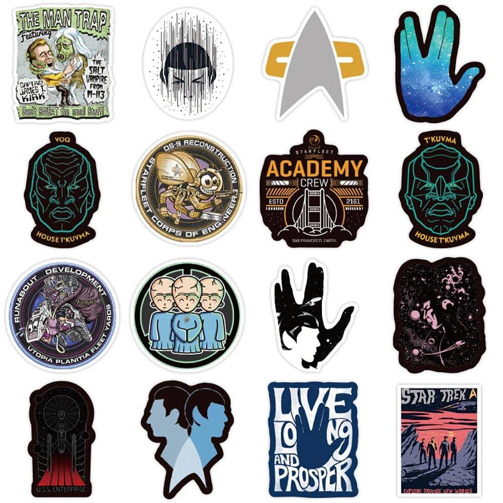 Stickers Star Trek <br> (Pack de 36)