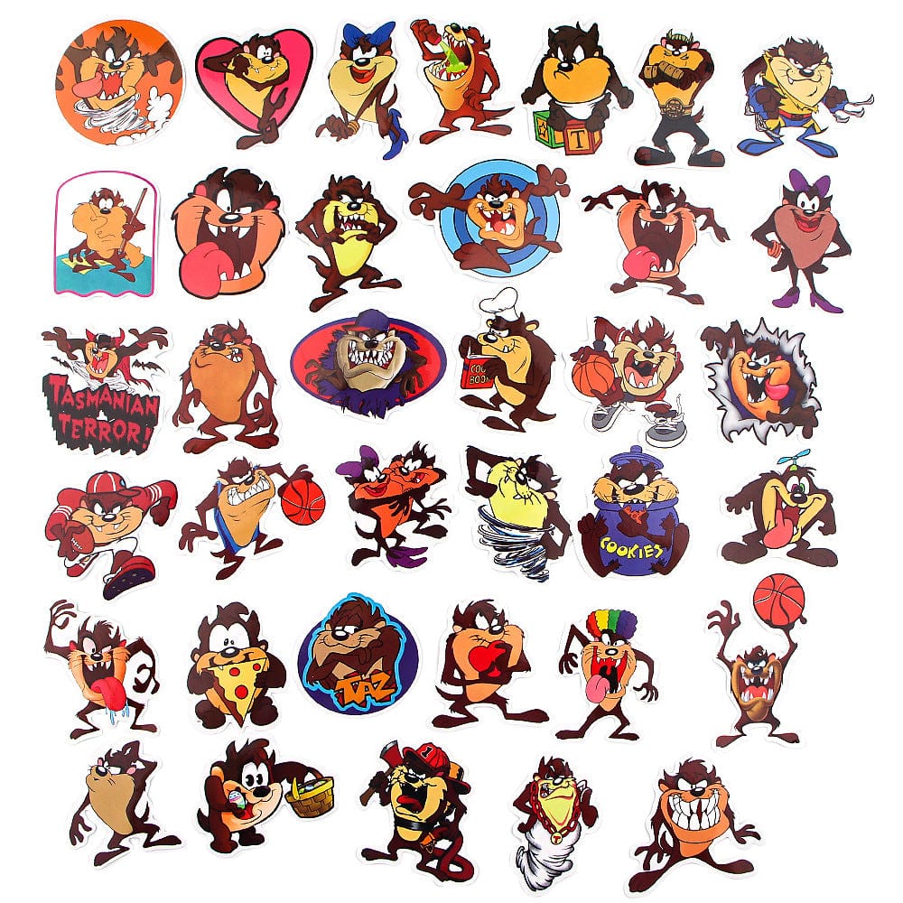 Stickers Taz <br> (Pack de 32)