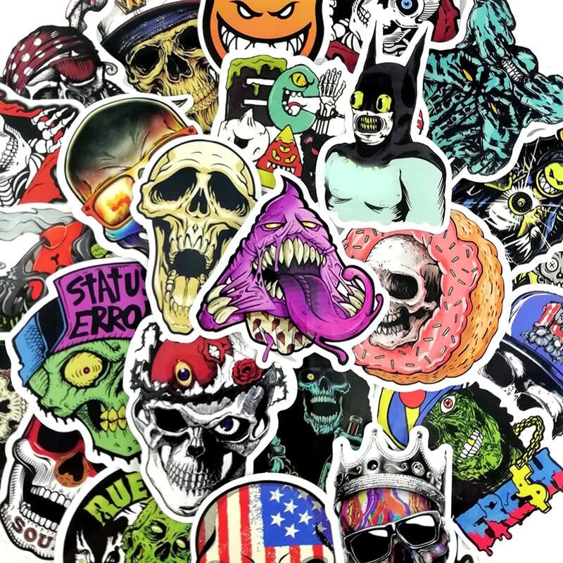 Stickers Tête de Mort