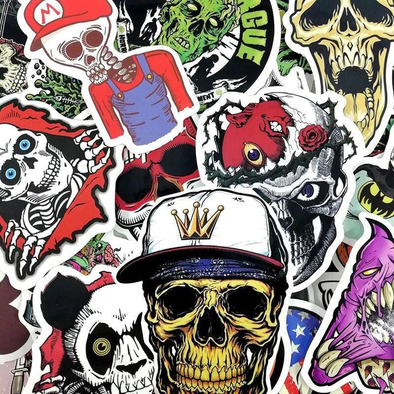 Stickers Tête de Mort