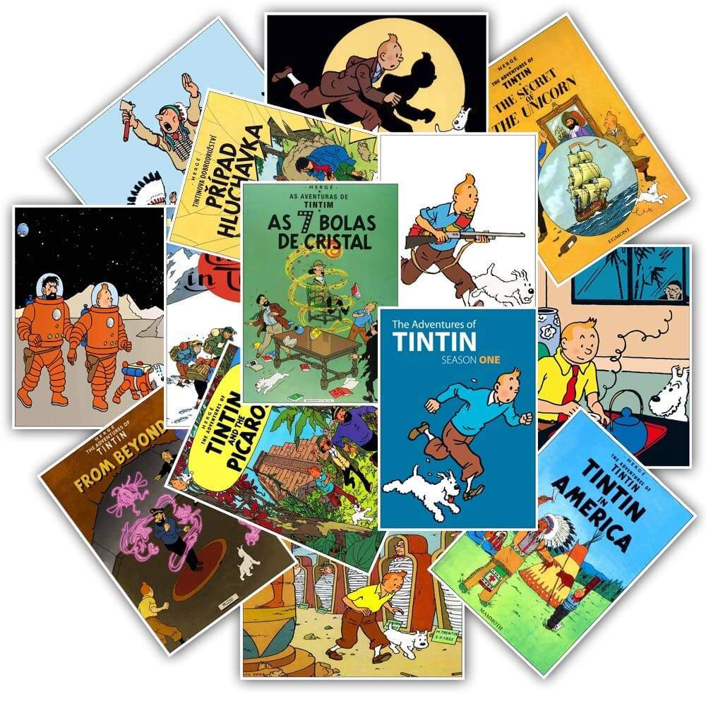 Stickers Tintin <br> (Pack de 25)