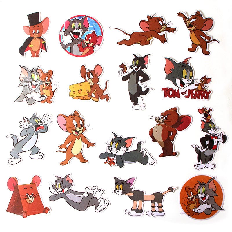 Stickers Tom & Jerry <br> (Pack de 17)