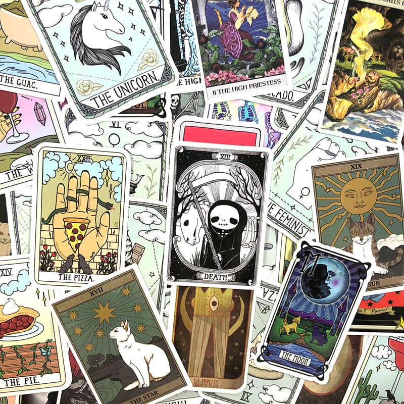 Stickers Vintage<br> Tarot (60 pcs)