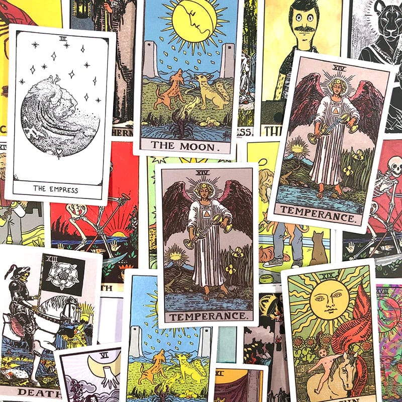 Stickers Vintage<br> Tarot Mat (60 pcs)