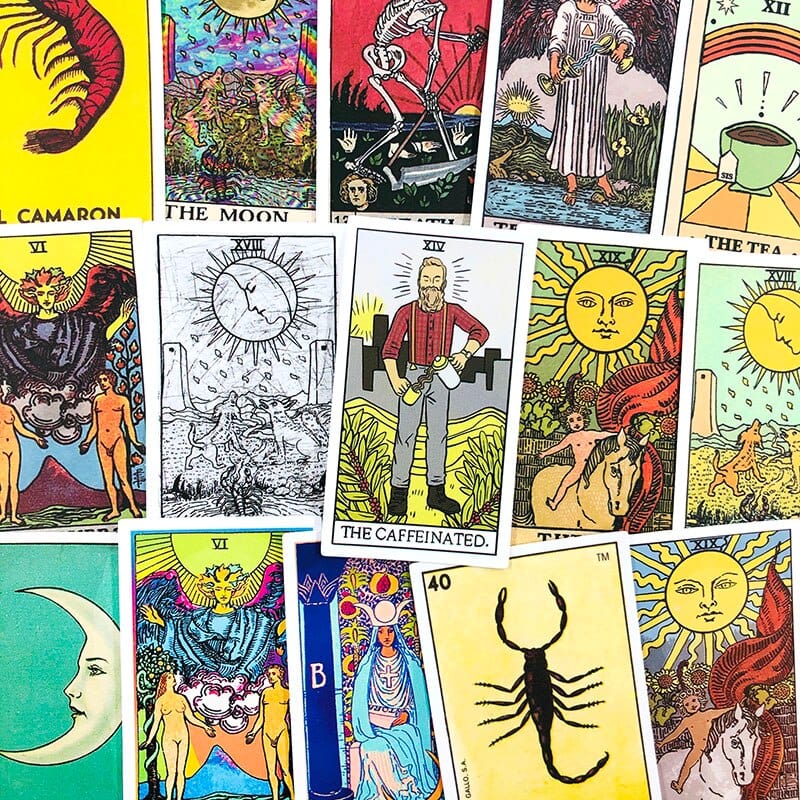 Stickers Vintage<br> Tarot Mat (60 pcs)