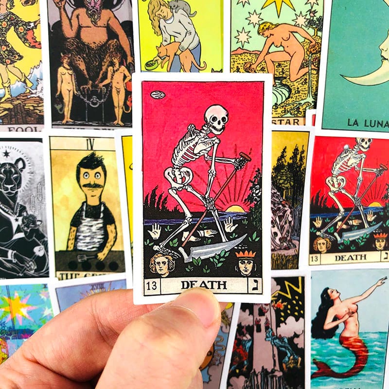 Stickers Vintage<br> Tarot Mat (60 pcs)