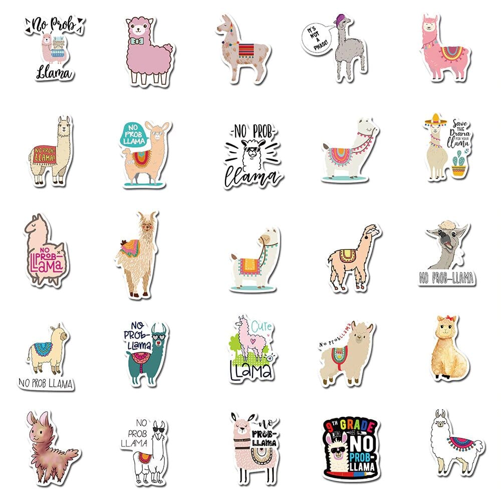 Stickers VSCO Lama