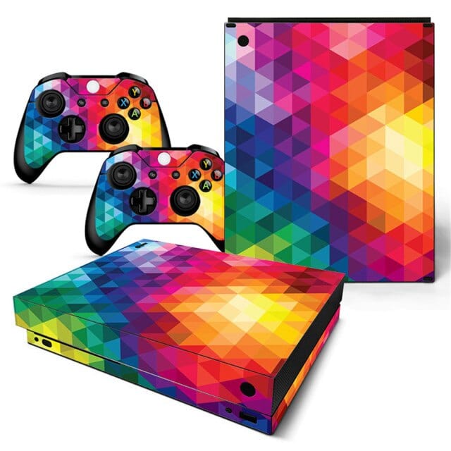 Stickers Xbox One X Multicouleur