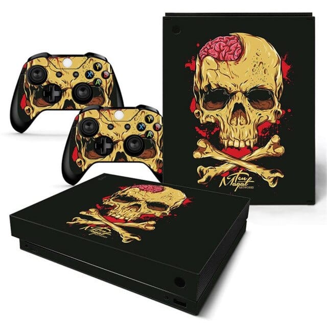 Stickers Xbox One X Tête de Pirate