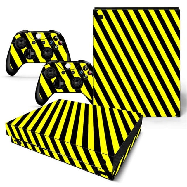 Stickers Xbox One X Warning