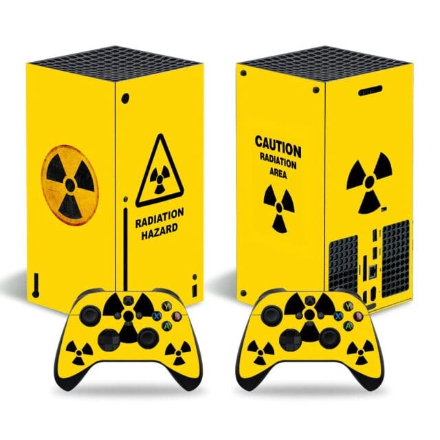 Stickers Xbox Series X<br> Radioactive